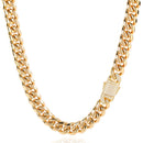 10/12mm Miami Cuban Link Chain - CRAZY DIAMOND DRIP