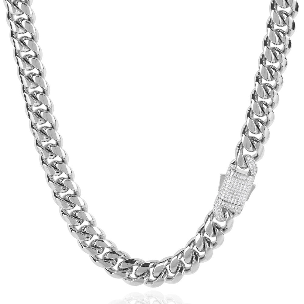 10/12mm Miami Cuban Link Chain