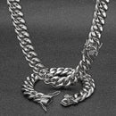 10mm 14k Gold & White Gold Plated Miami Cuban Link Chain&Bracelet - CRAZY DIAMOND DRIP