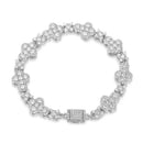 10mm Diamond Cross Star Bracelet - CRAZY DIAMOND DRIP