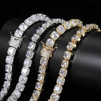 10mm Diamond Halo Link Chain - CRAZY DIAMOND DRIP