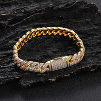 10mm Diamond Miami Cuban Link Bracelet - CRAZY DIAMOND DRIP