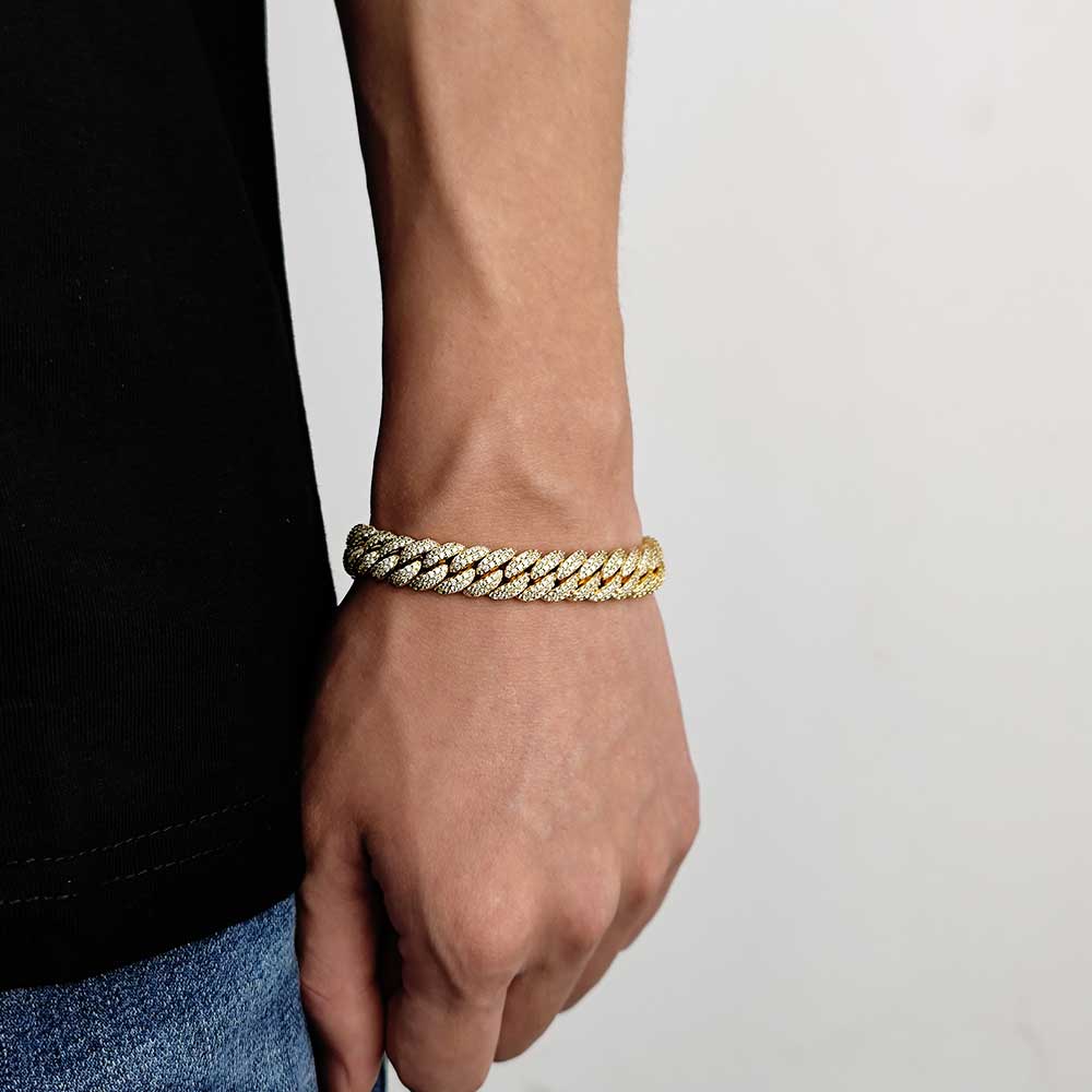 10mm Diamond Miami Cuban Link Bracelet