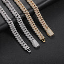 10mm Diamond Miami Cuban Link Chain&Bracelet - CRAZY DIAMOND DRIP