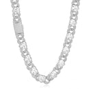 12mm Diamond Heart - Shaped Cuban Link Chain - CRAZY DIAMOND DRIP