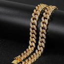 12mm Diamond Miami Cuban Link Chain - CRAZY DIAMOND DRIP