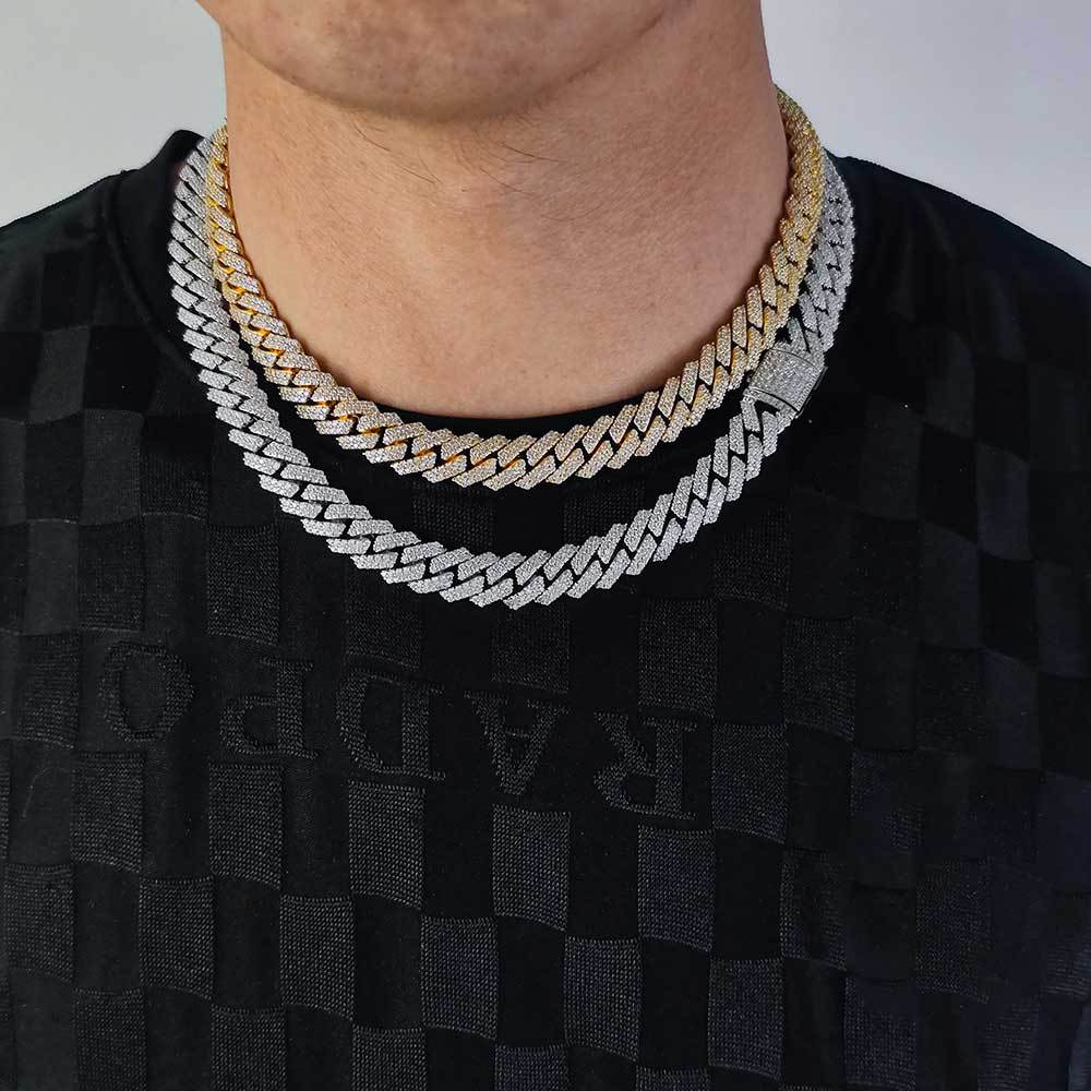 12mm Diamond Miami Cuban Link Chain