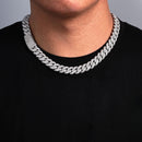 13mm Diamond Miami Cuban Link Chain - CRAZY DIAMOND DRIP