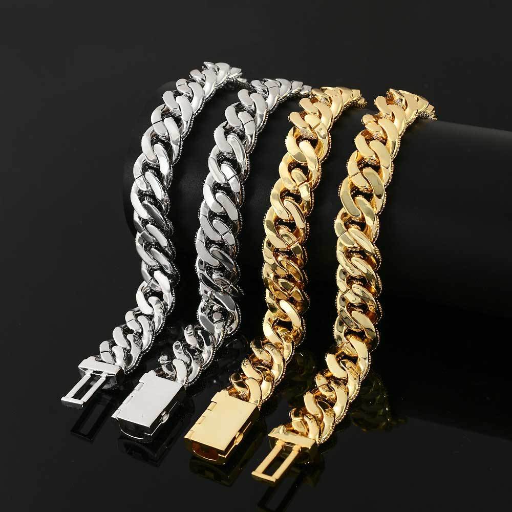 14/18mm Diamond Miami Cuban Link Chain - CRAZY DIAMOND DRIP