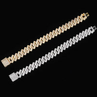 14mm Diamond Miami Cuban Link Bracelet - CRAZY DIAMOND DRIP