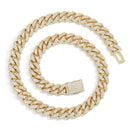 15/18mm Diamond Miami Cuban Link Chain - CRAZY DIAMOND DRIP