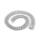 15/20mm Diamond Miami Cuban Link Chain - CRAZY DIAMOND DRIP