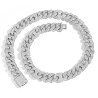 15mm Diamond Link Chain - CRAZY DIAMOND DRIP