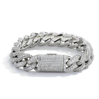 15mm Diamond Miami Cuban Link Bracelet - CRAZY DIAMOND DRIP