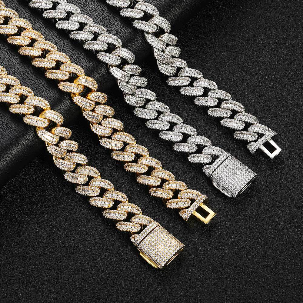 15mm Diamond Miami Cuban Link Bracelet - CRAZY DIAMOND DRIP