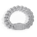 15mm Diamond Miami Cuban Link Bracelet - CRAZY DIAMOND DRIP