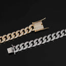 15mm Diamond Miami Cuban Link Chain - CRAZY DIAMOND DRIP