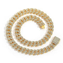 15mm Diamond Miami Cuban Link Chain - CRAZY DIAMOND DRIP