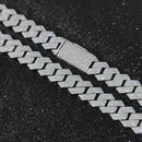 15mm Diamond Miami Cuban Link Chain - CRAZY DIAMOND DRIP