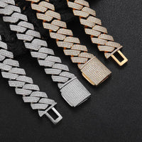 15mm Diamond Miami Cuban Link Chain - CRAZY DIAMOND DRIP