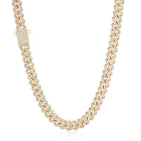 15mm Diamond Miami Cuban Link Chain - CRAZY DIAMOND DRIP