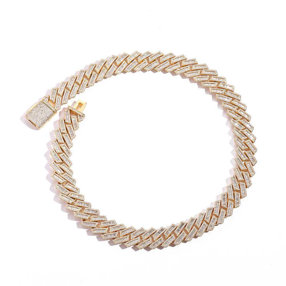 18mm Diamond Miami Cuban Link Chain - CRAZY DIAMOND DRIP