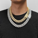 18mm Diamond Miami Cuban Link Chain - CRAZY DIAMOND DRIP