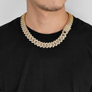 18mm Diamond Miami Cuban Link Chain - CRAZY DIAMOND DRIP