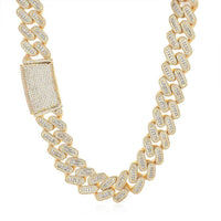 18mm Diamond Miami Cuban Link Chain - CRAZY DIAMOND DRIP