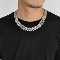 18mm Diamond Miami Cuban Link Chain - CRAZY DIAMOND DRIP