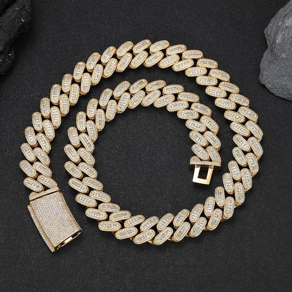 18mm Diamond Miami Cuban Link Chain - CRAZY DIAMOND DRIP