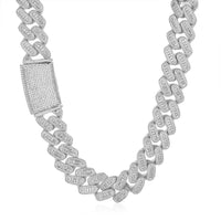 18mm Diamond Miami Cuban Link Chain - CRAZY DIAMOND DRIP