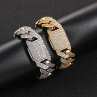 20mm Diamond Miami Cuban Link Bracelet - CRAZY DIAMOND DRIP