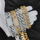 20mm Diamond Miami Cuban Link Bracelet - CRAZY DIAMOND DRIP