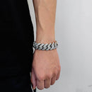 20mm Diamond Miami Cuban Link Bracelet - CRAZY DIAMOND DRIP