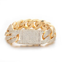 20mm Diamond Miami Cuban Link Bracelet - CRAZY DIAMOND DRIP