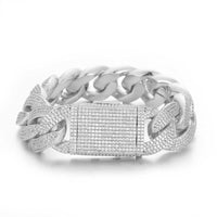 20mm Diamond Miami Cuban Link Bracelet - CRAZY DIAMOND DRIP