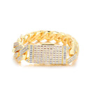 20mm Diamond Miami Cuban Link Bracelet - CRAZY DIAMOND DRIP