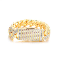 20mm Diamond Miami Cuban Link Bracelet - CRAZY DIAMOND DRIP