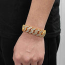 20mm Diamond Miami Cuban Link Bracelet - CRAZY DIAMOND DRIP