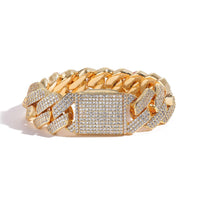 20mm Diamond Miami Cuban Link Bracelet - CRAZY DIAMOND DRIP