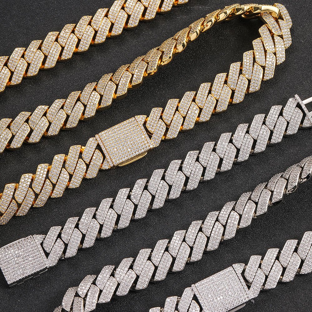 20mm Diamond Miami Cuban Link Chain - CRAZY DIAMOND DRIP