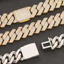 20mm Diamond Miami Cuban Link Chain - CRAZY DIAMOND DRIP