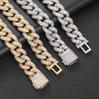 21mm Diamond Miami Cuban Link Chain - CRAZY DIAMOND DRIP