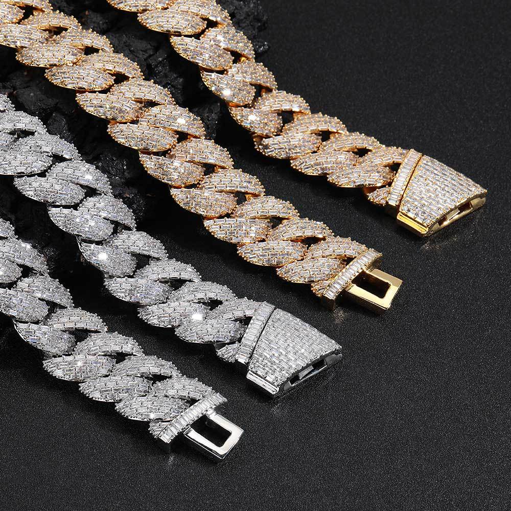 24mm Diamond Miami Cuban Link Bracelet - CRAZY DIAMOND DRIP