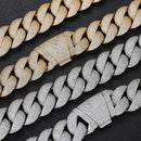 24mm Diamond Miami Cuban Link Chain - CRAZY DIAMOND DRIP