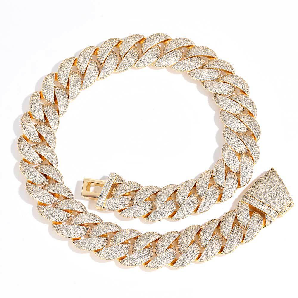 24mm Diamond Miami Cuban Link Chain