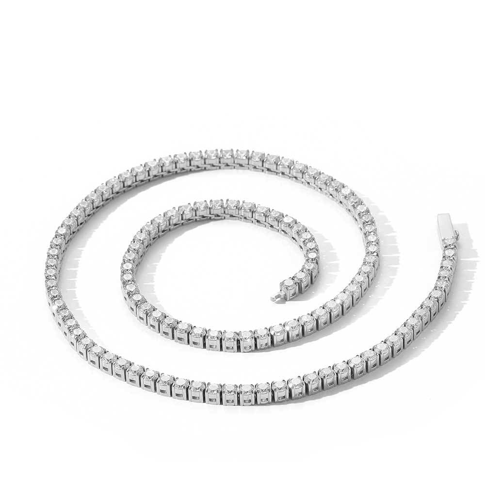 4mm Diamond Tennis Necklace