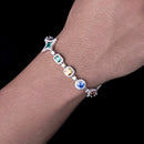 Luxury Multi-Colored Gemstone Bracelet