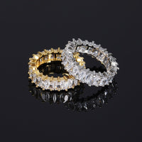 6mm Baguette Diamond Ring - CRAZY DIAMOND DRIP